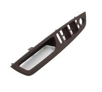 FIXCOR Para X5, X6, E70, E71, E72 2007, 2008, 2009, 2010, 2011, 2012, 2013, 2014 Manija Interior De Puerta Izquierda Y Derecha Con Cubierta De Cuero.(Front Left Moka)