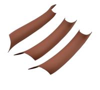 FIXCOR Para X5 X6 F15 F16 2014-2018 Cubierta Protectora Para Manija De Puerta Interior De Automóvil Textura De Fibra De Carbono (Marrón)