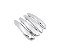 FIXCOR Pegatinas Decorativas Para Manija De Puerta Para Citroen C4 MK3 2021 2022 2023 Accesorios Para Exteriores De Coche(Metallic Silver 4pcs)