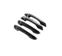 FIXCOR Pegatinas Decorativas Para Manija De Puerta Para Citroen C4 MK3 2021 2022 2023 Accesorios Para Exteriores De Coche(Metallic Blcak 4pcs)