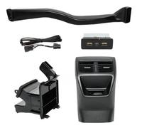 FIXCOR Rejilla De Ventilación Trasera para Civic 11.º 2021 2022 2023 Repuestos para Coche Placa De Cubierta USB Tipo C Ventilación De Aire(USB Typ-c)