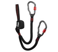 FIXE - Disipador de Vía Ferrata FLAMENC - Anclaje Clásico, Brazos Elásticos con Doble Desbloqueo, HMPE/Poliéster/Aluminio 7075, EN 958:2024 - 500 g