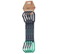 FIXE - Pack 4 Cintas Express Puput para Escalada en Pared - Mosquetón Conical Nose y Keylock - Aluminio 7075 - Cinta de Poliamida - 22 kN - 18 cm