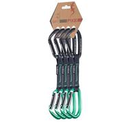 FIXE - Pack 4 Cintas Express Puput para Escalada en Pared - Mosquetón Conical Nose y Keylock - Aluminio 7075 - Cinta de Poliamida - 22 kN - 12 cm