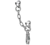 Fixe Escalada Tip D 2DRACO 316L M10 Reunión Acero Inoxidable-Dos Fijación con Plaqueta Punto de Anclaje 2 Draco, Adultos Unisex, Ecotri