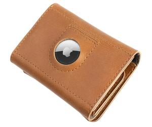 FIXED Tripple AirTag Wallet brown - FIXWAT-TR2-BRW