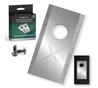 FixedNow Cuchillas de repuesto [12 piezas] para robot cortacésped compatibles con Worx, hechas de acero inoxidable, juego completo de acero inoxidable, cuchillas de repuesto para cortacésped