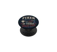 Fixer of Things Dads Club Dad Handyman Mecánico DIY PopSockets PopGrip Adhesivo