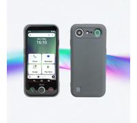 Fixgut Funda para teléfono móvil compatible con Doro Aurora A10/A11, funda protectora blanda de TPU - Negro