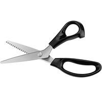 Fixinus Tijeras de tela en zigzag, 23,5 cm, tijeras profesionales de sastre, tijeras de corte de acero inoxidable, tijeras afiladas para cortar tela, ropa, textiles, costura, papel