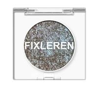Fixleren Glitter Camaleón Sombra de Ojos Maquillaje Paleta, Sombra de Ojos Brillante, Sombra de Ojos Holográfica Multicromática de Cambio Metálico Duradera, Maquillaje para Escenario/Fiesta. (marrón