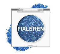 Fixleren Paleta de Sombras de Ojos Con Purpurina y Camaleón,Sombras Ojos Alto Brillo,Sombras Ojos Multicolores Con Purpurina Holográfica Larga Duración Que Cambian Color Metálico. (Azul oscuro-11)