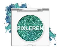 Fixleren Paleta de Sombras de Ojos Con Purpurina y Camaleón,Sombras Ojos Alto Brillo,Sombras Ojos Multicolores Con Purpurina Holográfica Larga Duración Que Cambian Color Metálico. (verde-8)