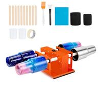 Fixm Juego de 4 volteadores de vasos, Volteador de vasos de doble interruptor, juego completo de accesorios, espuma ajustable, silencioso y eficaz, Para lavadora de brillo