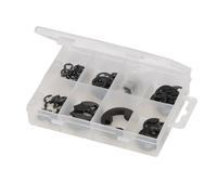 Fixman 105637 - Pack de 135 arandelas de seguridad, color negro