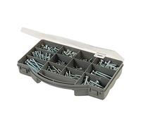 Fixman 110674 - Pack de 450 tornillos para metal, color plata