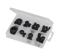 Fixman 255645 - Juego de arandelas (goma) color negro