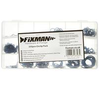 Fixman 302835 Anillos de retención, Negro