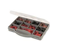 Fixman 386124 - Pack de 280 arandelas (goma de caucho) multicolor