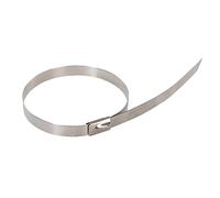 FIXMAN 404155 300 x 7,9 mm Acero Inoxidable Roller Cable Ties Pack de 50