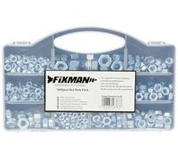 Fixman 771284 - Pack de 1000 tuercas hexagonales, color plata