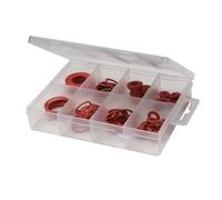 Fixman 871854 - Pack de 110 arandelas de fibra, multicolor