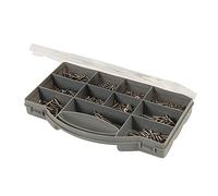 Fixman 950295 - Pack de 570 tornillos autoroscables (acero inoxidable) color plata