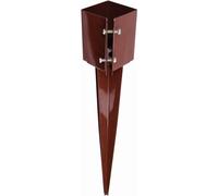 Fixman Esgrima Soporte de poste, manguito de suelo 75 x 75 x 750 mm