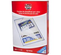 Fixo 1021200 - Caja de 100 fundas para plastificar A5, transparente, 154 x 216 mm