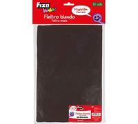 Fixo 40040 Bolsa de 10 Unidades de Fieltro, Marrón, 20 x 30 cm