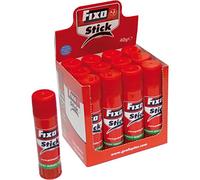 Fixo 77720400 - Pack de 12 barras de pegamento, 40 g, color blanco