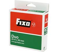Fixo Duo 75600900. Cinta Adhesiva Doble Cara, 30mmx20m, Libre de Ácido y Lignina, Perfecta para Manualidades con Goma EVA y Scrapbooking
