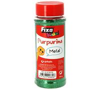 Fixo Kids 39030 - Bote de purpurina fina color verde metalizado. 100 gramos.