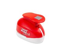 Fixo Kids 63151. Perforadora Especial Goma EVA con Forma de Cuadrado. 2,5cm. Tamaño Mediano, Rojo