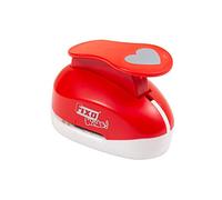 Fixo Kids 65451. Perforadora Corazón. 5cm. Tamaño Jumbo, Rojo