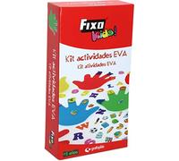 Fixo Kit de Actividades de Goma EVA, 25 Figuras, Pegatinas Decorativas con Relieve Escuela, Modelo Mano, 31 x 16 cm (30802)