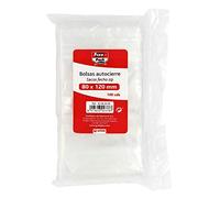 Pack 100 Bolsas Autocierre 80X120 mm Fixo