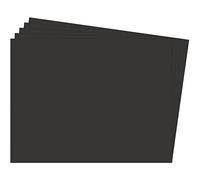 Fixo Paper 11100210 - Paquete de 25 cartulinas 50x65 - Cartulina negra grande - 180g