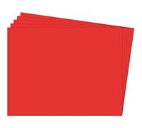 Fixo Paper 11100251 - Paquete de 25 cartulinas 50x65 - Cartulina grande roja - 180g