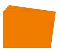 Fixo Paper 11100252 - Paquete de 25 cartulinas grandes - Cartulina 50x65 color naranja - 180g