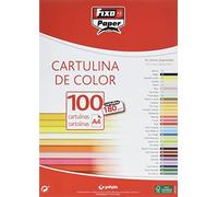 Fixo Paper 11110470 - Pack de 100 - Cartulina blanca A4, 180g