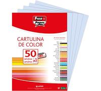 Fixo Paper 11120337 - Paquete de 50 - Papel Cartulina A3 color azul cielo, 180g