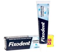 Fixodent Adhesivo completo para prótesis, sabor fresco, 70 g