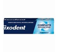 Fixodent - Crema adhesiva completa para dentaduras postizas de 47 g, sabor Welari menta fresca, sujeción durante todo el día y comodidad, sellado fuerte para dentaduras postizas completas y parciales