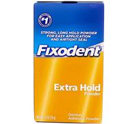 Fixodent Extra Hold, Denture Adhesive Powder--2.7 oz (76 g) by Fixodent