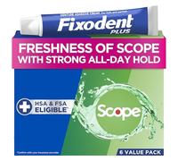 Fixodent Plus Denture Adhesive Cream 2 oz (Pack of 4) by Fixodent