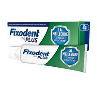 Fixodent Pro Plus la Mejor Tecnología Antibacteriana Crema Adhesiva para Prótesis Dentales 40 g