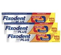 Fixodent Proplus Crema adhesiva de Doble Acción, paquete de 3 x 60 g