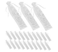 FIXOSHEE 1 Juego Organza para Abanicos Plegables Unidades Bolsas De con Cordón para Almacenaje Y Transporte De Abanicos De Mano Bolsitas Portátiles Y Versátiles Y Regalos 50 Piezas