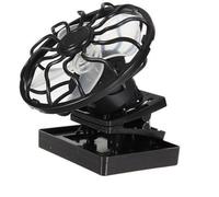 FIXOSHEE 1 Pieza Ventilador Solar Portátil Energía Solar para Enfriamiento Hogar y Oficina Negro Instalación Energético y Durabilidad